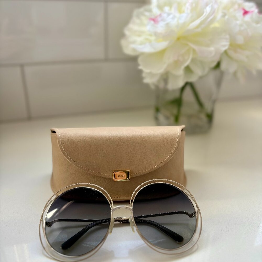 Authentic Chloé Oversized Round Sunglasses